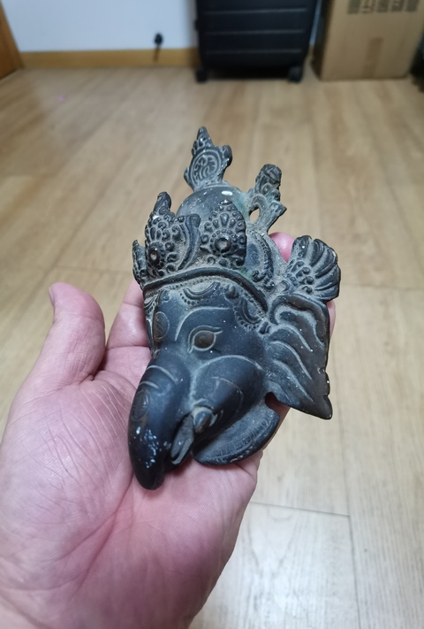 古玩雜項像鼻神真品鑒賞圖