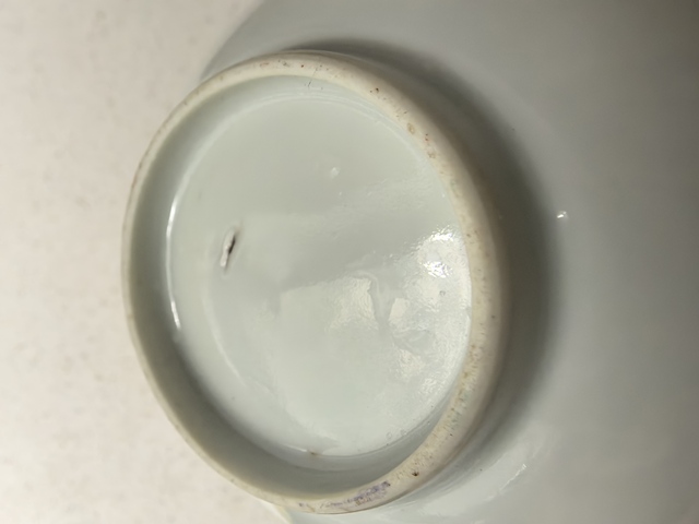 古玩陶瓷粉彩童子圖盤真品鑒賞圖
