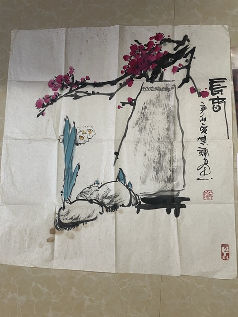 古玩字畫馮其墉畫拍賣,當前價格15000元