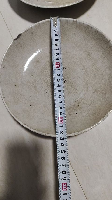 古玩陶瓷哥釉盤真品鑒賞圖