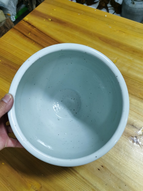 古玩陶瓷花卉紋青花缸真品鑒賞圖