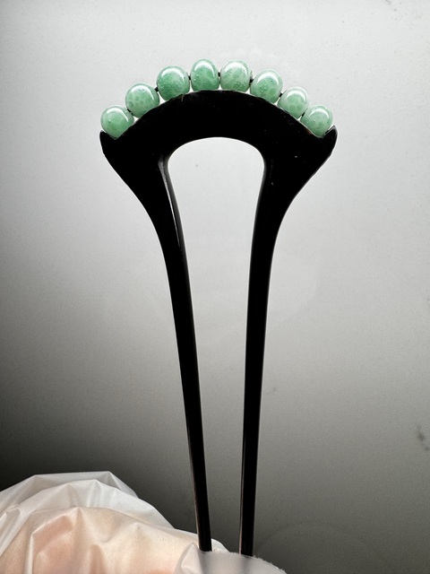 古玩玉器發簪真品鑒賞圖