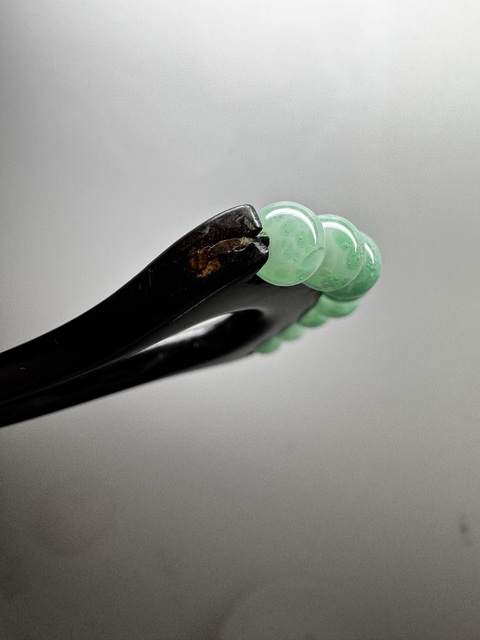 古玩玉器發簪真品鑒賞圖