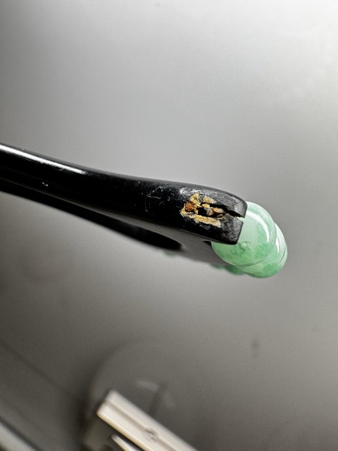 古玩玉器發簪真品鑒賞圖