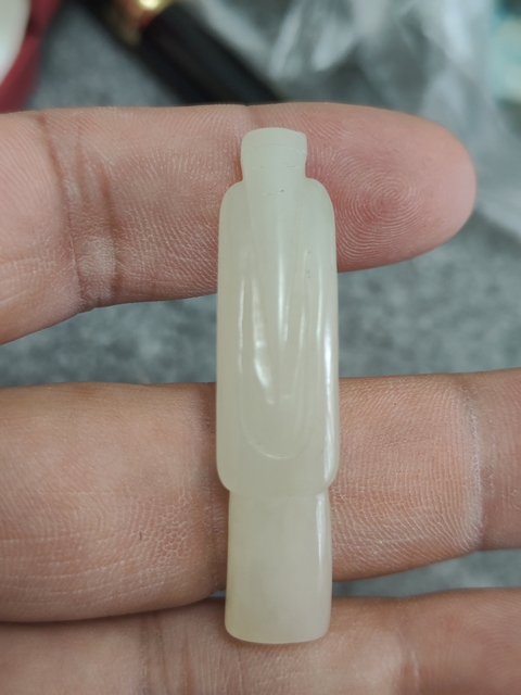 古玩玉器和田玉雕“翁仲”拍賣，當前價格499元