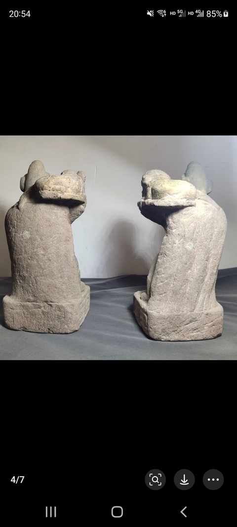 古玩雜項拖獅力士真品鑒賞圖