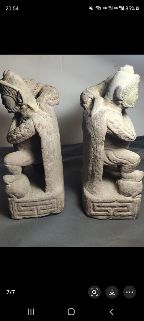 古玩雜項拖獅力士真品鑒賞圖