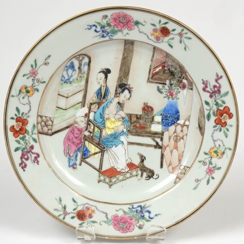 古玩陶瓷18世紀(jì) 歐洲彩真品鑒賞圖