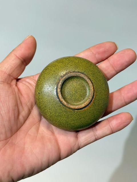 古玩陶瓷淄博窯茶葉末釉茶杯真品鑒賞圖