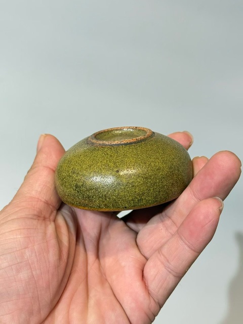 古玩陶瓷淄博窯茶葉末釉茶杯真品鑒賞圖