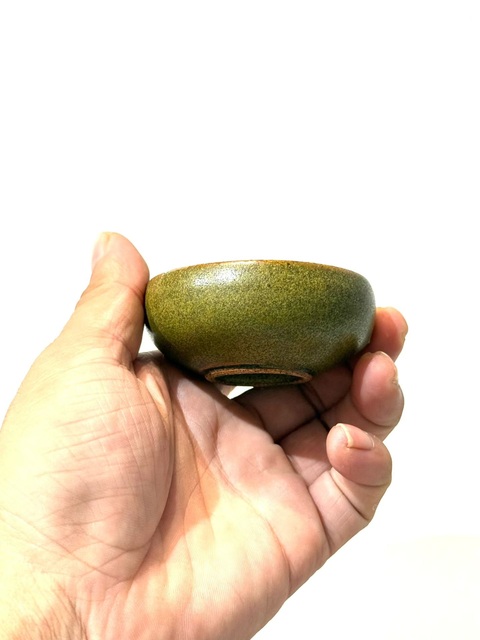古玩陶瓷淄博窯茶葉末釉茶杯真品鑒賞圖