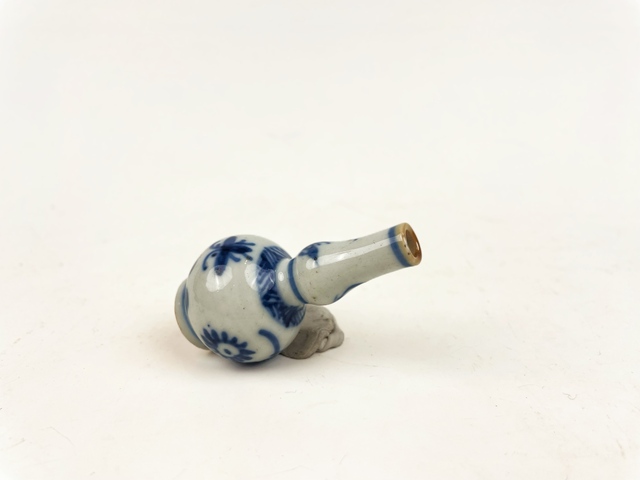 古玩陶瓷清康熙·青花花卉葫蘆瓶拍賣，當前價格297元