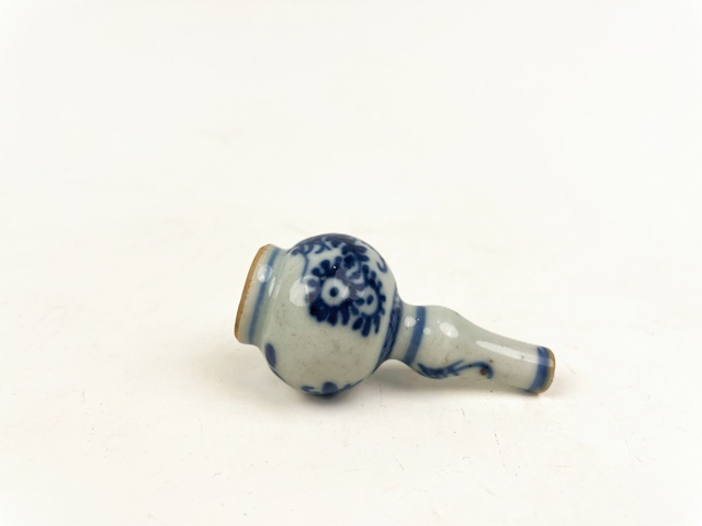 古玩陶瓷清康熙·青花花卉葫蘆瓶拍賣，當前價格297元