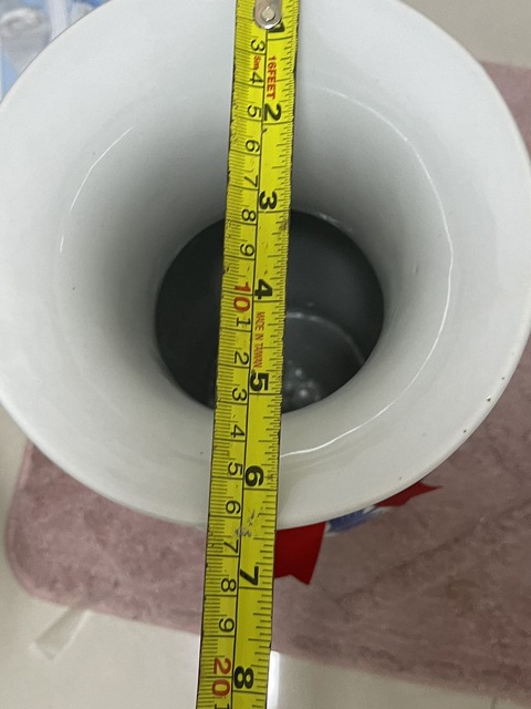 古玩陶瓷青花花觚真品鑒賞圖