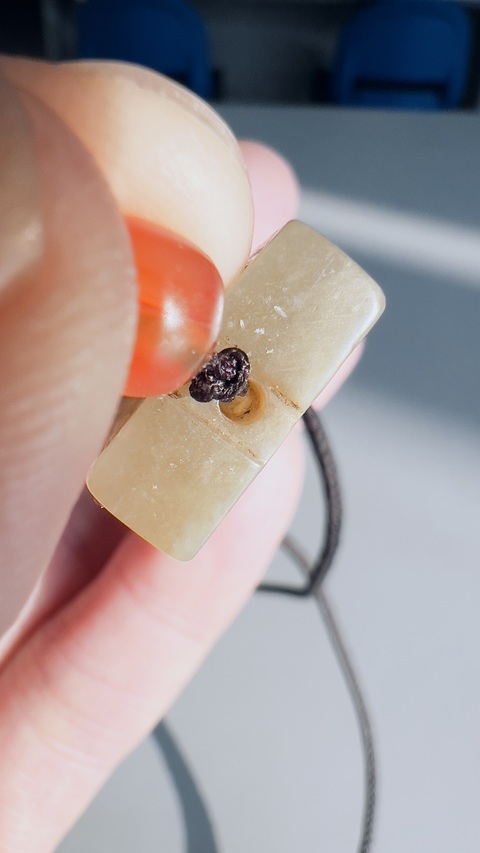 古玩玉器谷紋玉勒子真品鑒賞圖