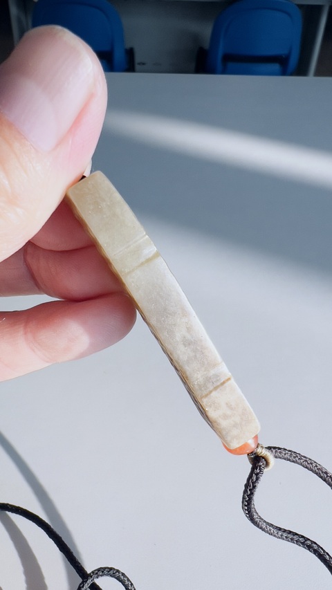 古玩玉器谷紋玉勒子真品鑒賞圖