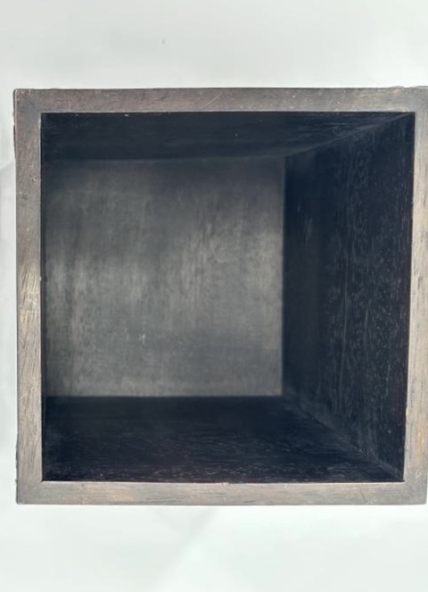 古玩雜項龍紋木箱真品鑒賞圖