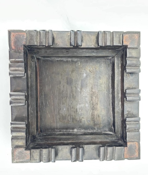 古玩雜項龍紋木箱真品鑒賞圖