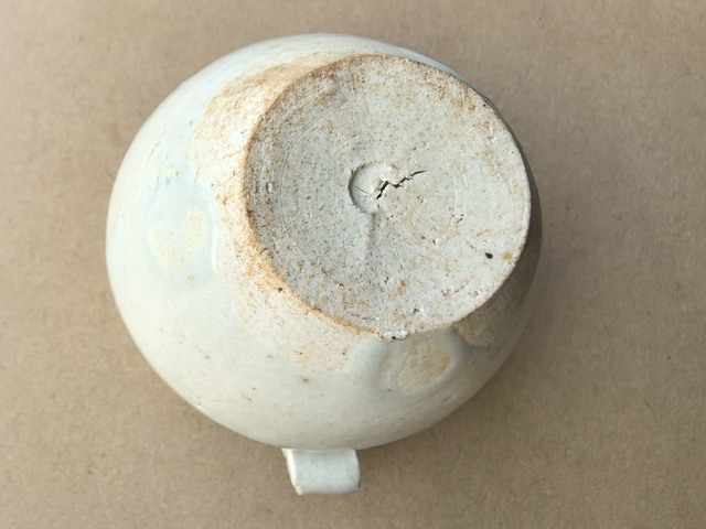 古玩陶瓷青白釉鳥食罐真品鑒賞圖