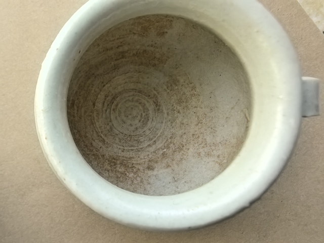古玩陶瓷青白釉鳥食罐真品鑒賞圖