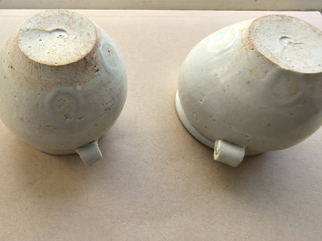 古玩陶瓷青白釉鳥食罐真品鑒賞圖