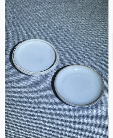 古玩陶瓷安居樂業粉彩印泥盒真品鑒賞圖