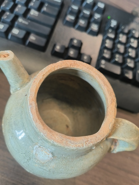 古玩陶瓷青白釉執壺真品鑒賞圖