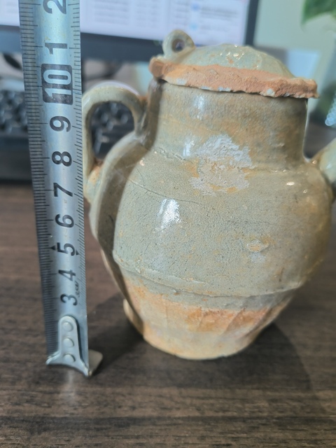 古玩陶瓷青白釉執壺真品鑒賞圖