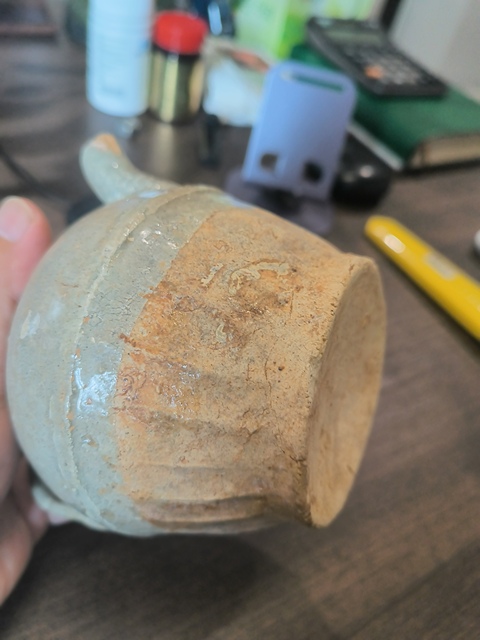 古玩陶瓷青白釉執壺真品鑒賞圖