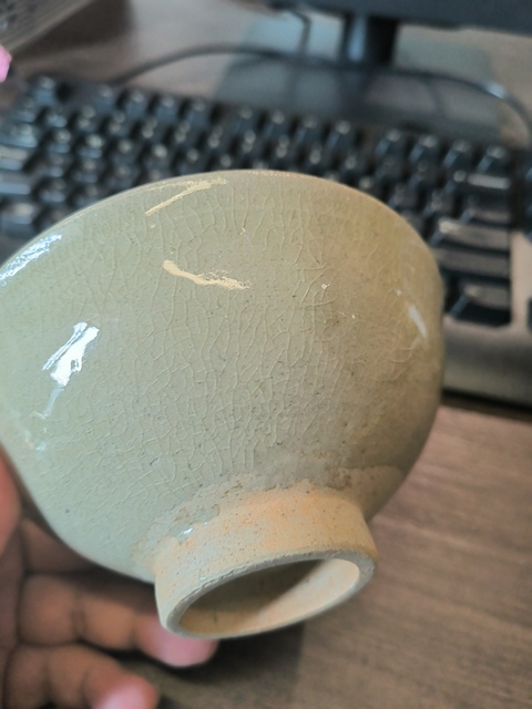 古玩陶瓷龍泉窯系茶碗真品鑒賞圖