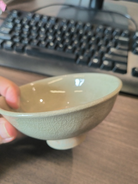 古玩陶瓷龍泉窯系茶碗真品鑒賞圖