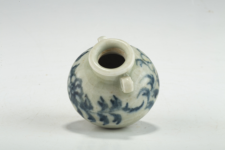 古玩陶瓷元·青花花卉紋雙系罐
真品鑒賞圖