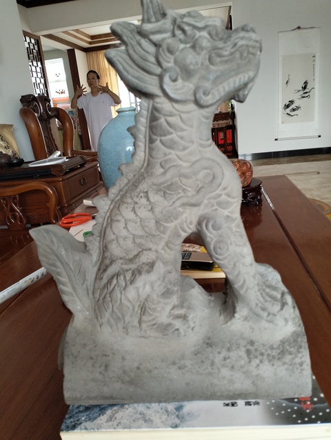 古玩陶瓷磚雕屋脊獸真品鑒賞圖