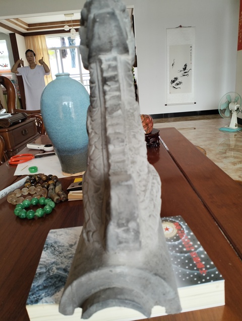 古玩陶瓷磚雕屋脊獸真品鑒賞圖