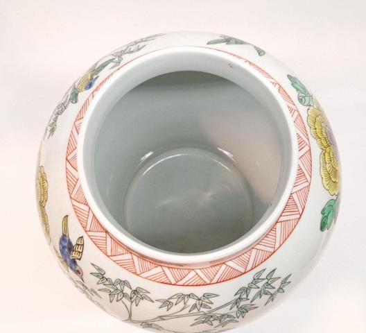 古玩陶瓷花鳥紋將軍罐真品鑒賞圖