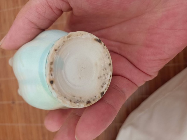 古玩陶瓷湖田窯青白釉花插真品鑒賞圖