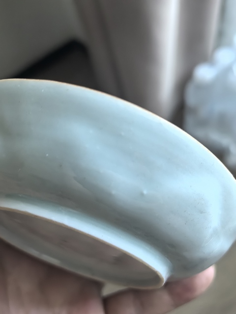 古玩陶瓷康熙青花花卉紋杯碟拍賣,當前價格999元