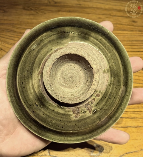 古玩陶瓷宋金時期青釉折沿洗拍賣，當(dāng)前價格68元