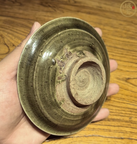 古玩陶瓷宋金時期青釉折沿洗拍賣，當(dāng)前價格68元