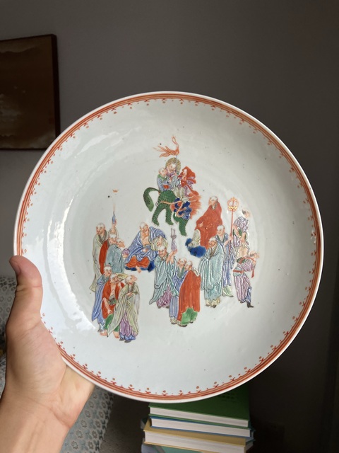 古玩陶瓷盤真品鑒賞圖