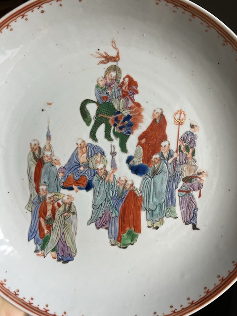 古玩陶瓷盤真品鑒賞圖