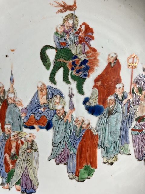 古玩陶瓷盤真品鑒賞圖