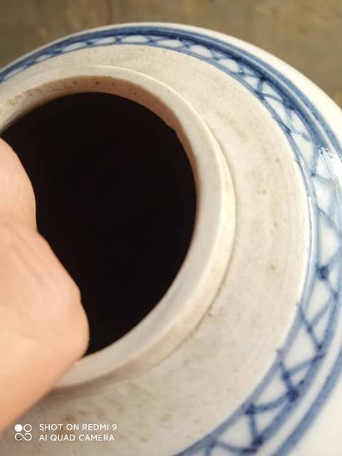 古玩陶瓷青花博古罐真品鑒賞圖