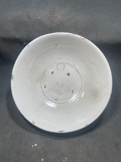 古玩陶瓷磁州觀臺窯白釉碗真品鑒賞圖