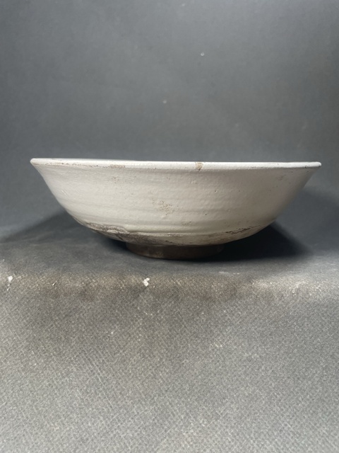 古玩陶瓷磁州觀臺窯白釉碗真品鑒賞圖