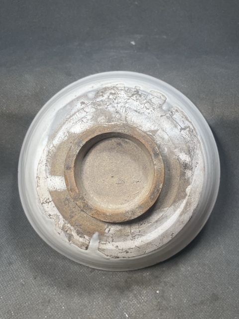 古玩陶瓷磁州觀臺窯白釉碗真品鑒賞圖