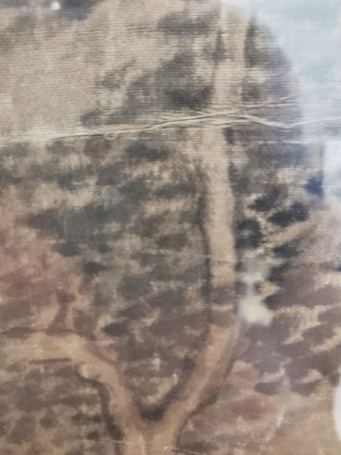 古玩字畫攜琴訪友真品鑒賞圖