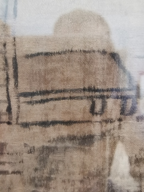 古玩字畫攜琴訪友真品鑒賞圖
