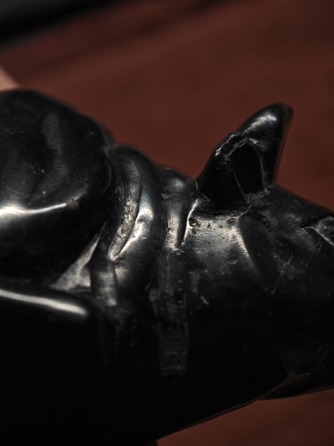 古玩雜項石牛鎮(zhèn)紙真品鑒賞圖