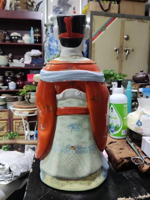 古玩陶瓷創(chuàng)匯期景德鎮(zhèn)財神塑像拍賣,當(dāng)前價格268元